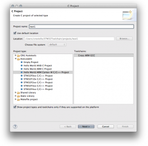 Настройка eclipse для stm32 linux